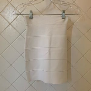 White BCBG Skirt